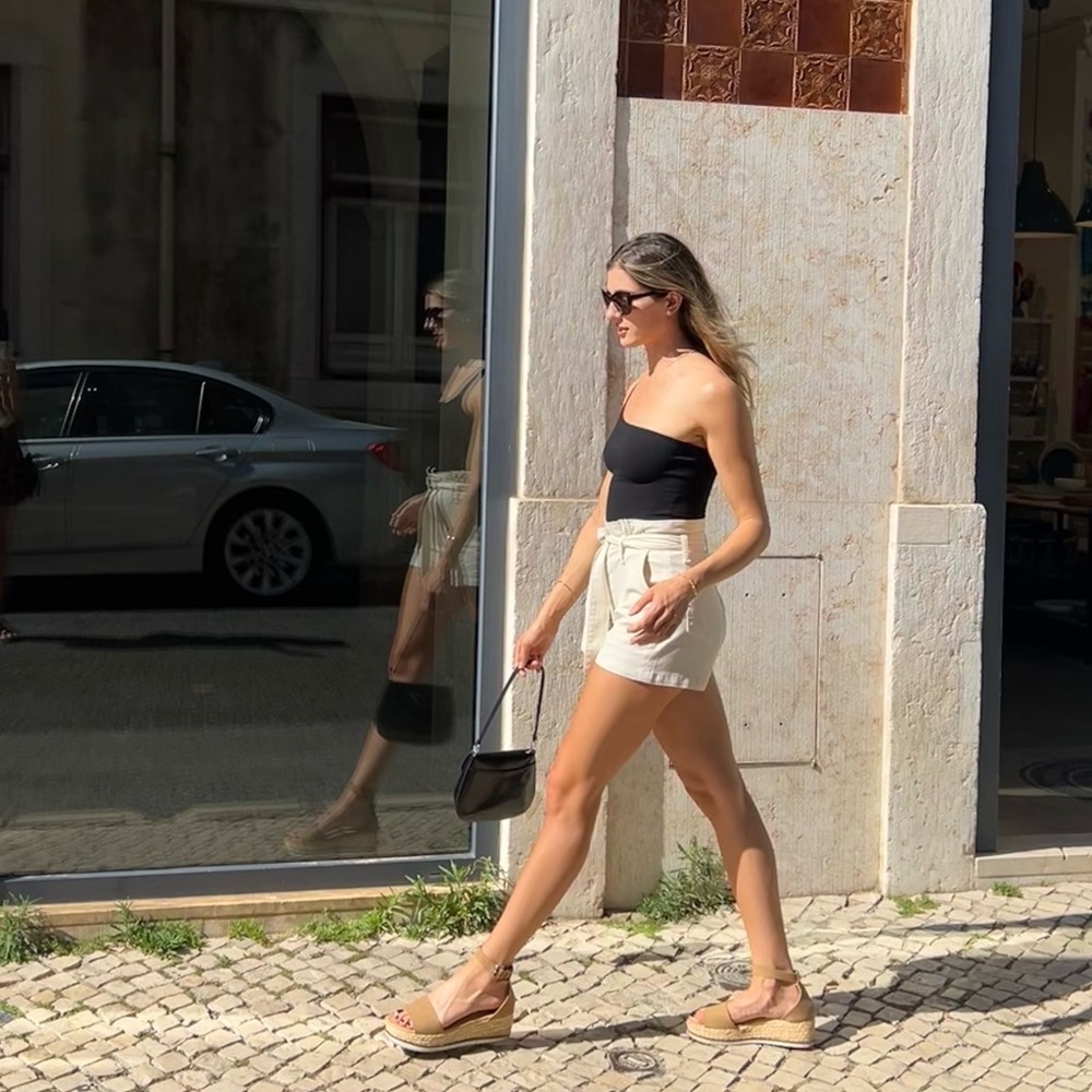 dolce vita platform sandals suede and raffia